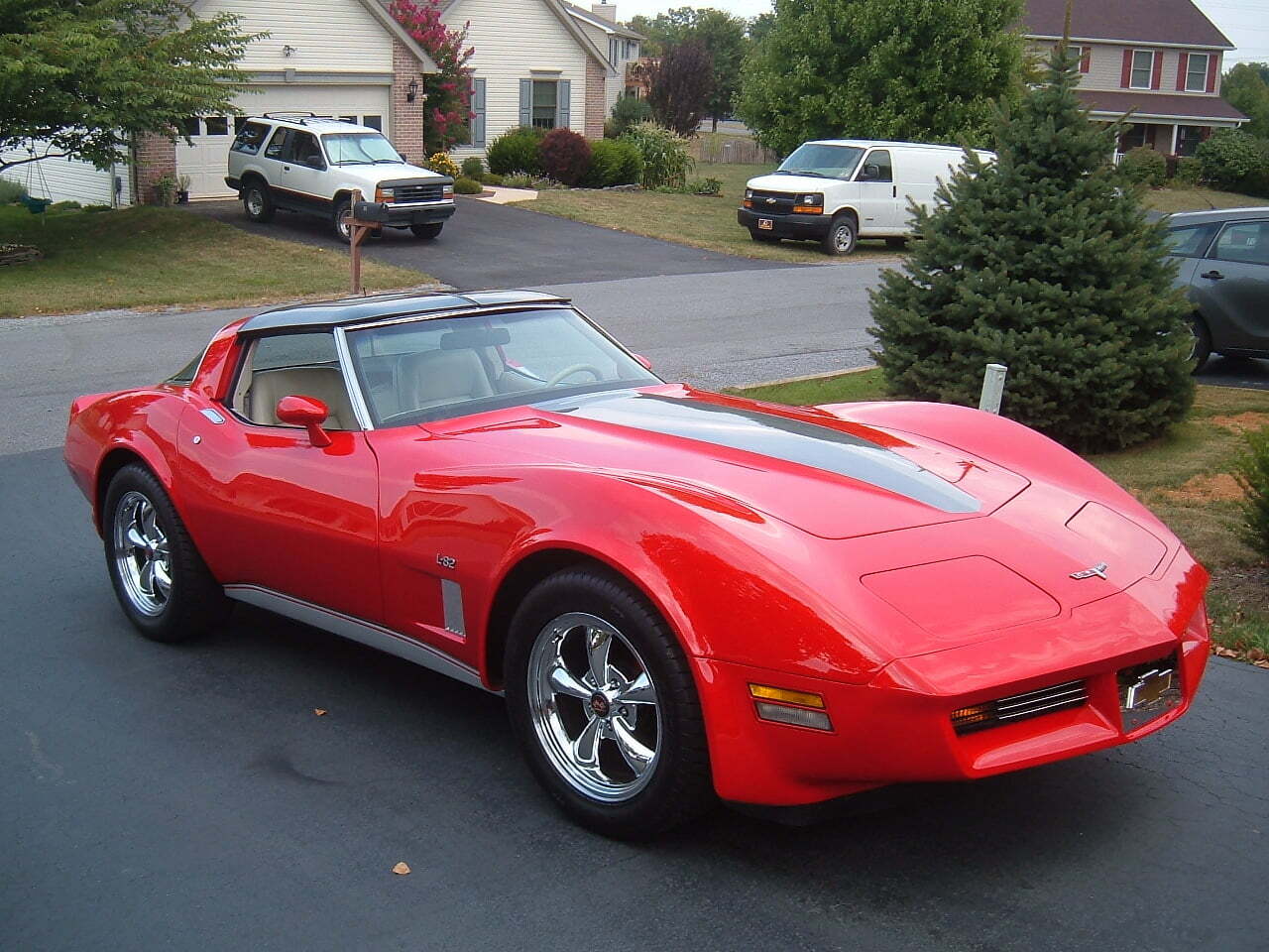 Red 1980 Corvette