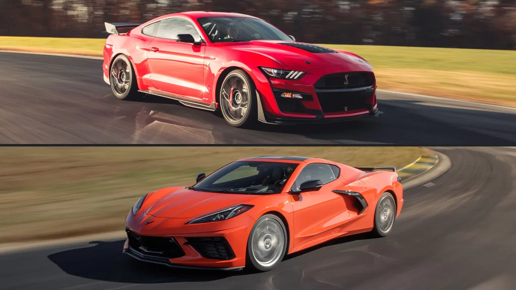 Corvette and Mustang